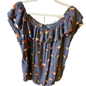 Torrid Hem Ruffle Tulip Top